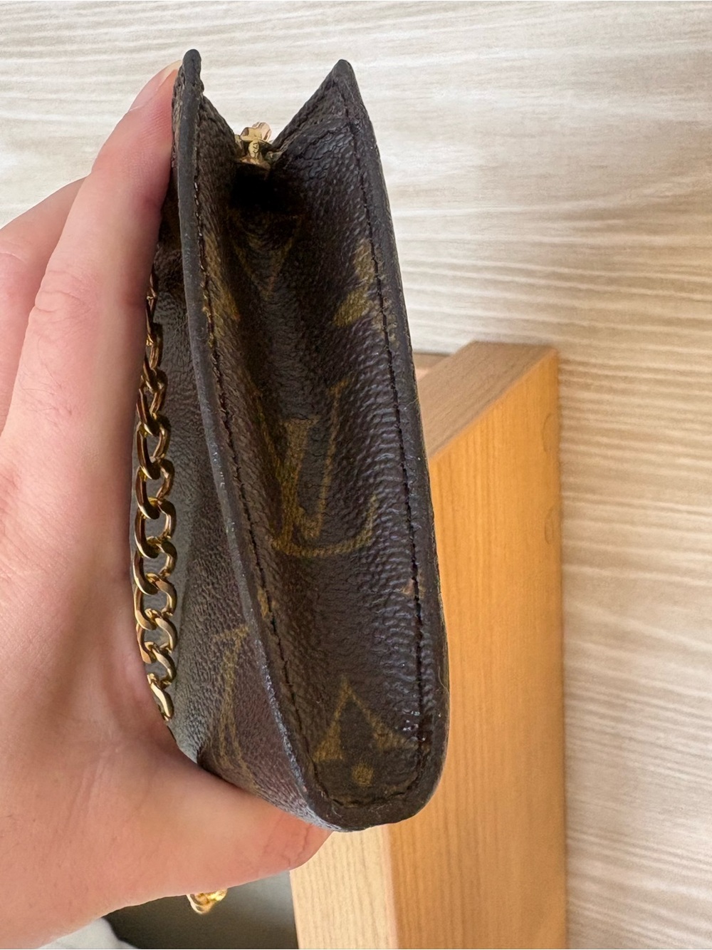 Auth LOUIS VUITTON Monogram Bucket PM Accessory Pouch - Picture 4 of 13